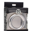 Master Series Mega Magnetize 1.75" Stainless Steel Magnetic Cock Ring - Silver