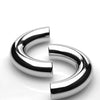 Master Series Mega Magnetize 1.75" Stainless Steel Magnetic Cock Ring - Silver
