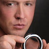 Master Series Mega Magnetize 1.75" Stainless Steel Magnetic Cock Ring - Silver