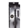 Master Series 10x Viper Silicone Anal Beads Vibrator - Black