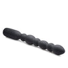 Master Series 10x Viper Silicone Anal Beads Vibrator - Black