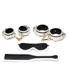 Master Series Kink in the Dark Glowing Cuffs & Blindfold & Paddle Set