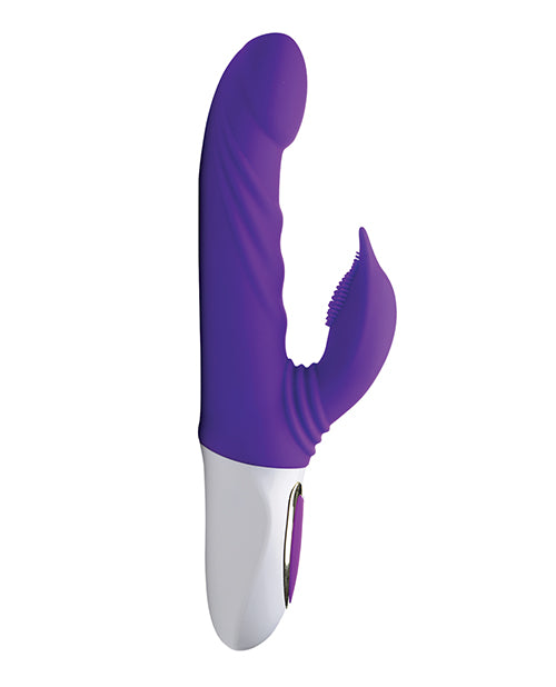 Inmi 10x Flipper Flicker Rabbit w/Moving Clit Stimulator - Purple