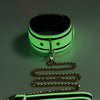 Master Series Kink in the Dark Glowing Collar w/Leash