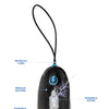 Zeus Electrosex E-Stim Pro Silicone Vibrating Egg w/Remote - Black
