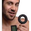 Zeus Electrosex E-Stim Pro Silicone Vibrating Cock Ring w/Remote - Black