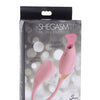 Inmi Shegasm 8x Tandem Plus Silicone Suction Clit Stimulator & Egg - Pink