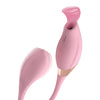 Inmi Shegasm 8x Tandem Plus Silicone Suction Clit Stimulator & Egg - Pink