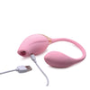 Inmi Shegasm 8x Tandem Plus Silicone Suction Clit Stimulator & Egg - Pink
