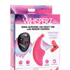 Whisperz Voice Activated 10x Panty Vibe w/Remote Control - Pink