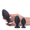 Master Series Triple Juicers Silicone Anal Trainer Set - Black