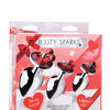 Booty Sparks Red Gem w/Bells Anal Plug Set