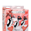 Booty Sparks Red Heart Gem Anal Plug Set