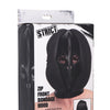 Strict Zip Front Bondage Hood - Black