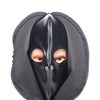 Strict Zip Front Bondage Hood - Black