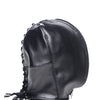 Strict Zip Front Bondage Hood - Black