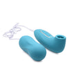 Inmi Entwined Silicone Thumping Egg & Licking Clitoral Stimulator - Green