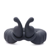 Trinity Men 10X Cobra Dual Stimulation Silicone Cock Ring - Black