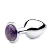Booty Sparks Gemstones Amethyst Gem Anal Plug - Medium