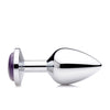 Booty Sparks Gemstones Amethyst Gem Anal Plug - Medium