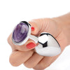 Booty Sparks Gemstones Amethyst Gem Anal Plug - Medium