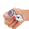 Booty Sparks Gemstones Amethyst Gem Anal Plug - Small