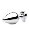 Booty Sparks Gemstones Amethyst Heart Anal Plug - Large