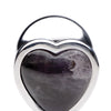 Booty Sparks Gemstones Amethyst Heart Anal Plug - Large