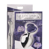 Booty Sparks Gemstones Amethyst Heart Anal Plug - Medium