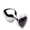 Booty Sparks Gemstones Amethyst Heart Anal Plug - Medium
