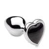 Booty Sparks Gemstones Amethyst Heart Anal Plug - Small