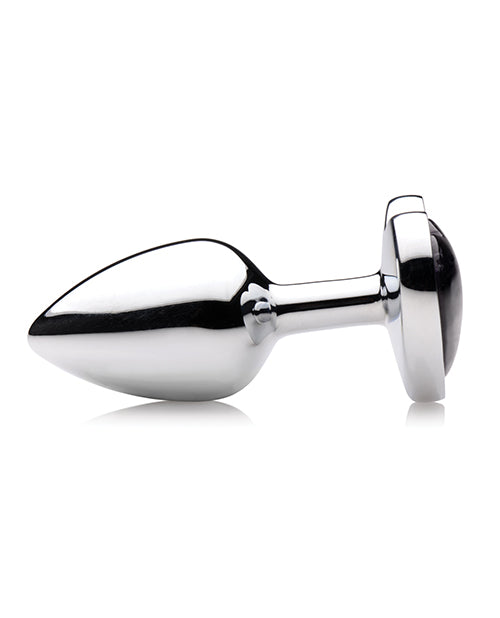 Booty Sparks Gemstones Amethyst Heart Anal Plug - Small