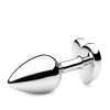 Booty Sparks Gemstones Amethyst Heart Anal Plug - Small