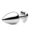 Booty Sparks Gemstones Rose Quartz Heart Anal Plug - Large