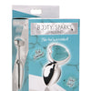 Booty Sparks Gemstones Turquoise Heart Anal Plug - Small