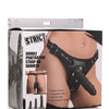 Strict Double Penetration Strap On Harness - Black