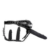 Strict Double Penetration Strap On Harness - Black