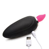 Inmi Shegasm Lickgasm Mini 10X Licking & Sucking Stimulator - Black/Pink