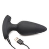 Booty Sparks Laser Heart Anal Plug w/Remote - Large