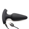 Booty Sparks Laser Heart Anal Plug w/Remote - Medium