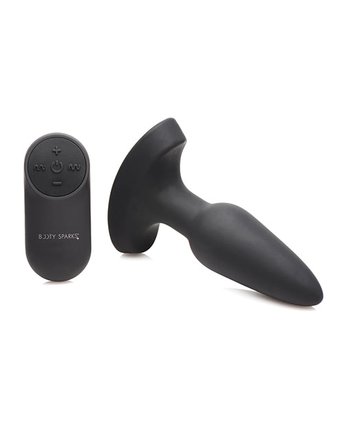 Booty Sparks Laser Heart Anal Plug w/Remote - Small