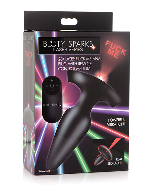 Booty Sparks Laser Fuck Me Anal Plug w/Remote - Medium