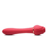 Inmi Bloomgasm Sweet Heart Rose 5X Suction Rose & 10X Vibrator - Red