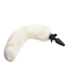 Tailz Snap On Vibrating Silicone Anal Plug w/3 Interchangeable Tails & Remote - Asst Colors