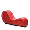 Master Series Kinky Couch Sex Chaise Lounge w/Love Pillows - Drop Ship Only Red