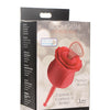 Inmi Bloomgasm Rose Buzz Dual Ended Clit Stim & Vibrator - Red