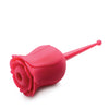 Inmi Bloomgasm Rose Buzz Dual Ended Clit Stim & Vibrator - Red