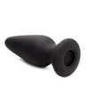 Tailz Snap On Interchangeable Silicone Anal Plug - Black Large