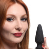 Tailz Snap On Interchangeable Silicone Anal Plug - Black Large