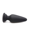 Tailz Snap On Interchangeable Silicone Anal Plug - Black Small